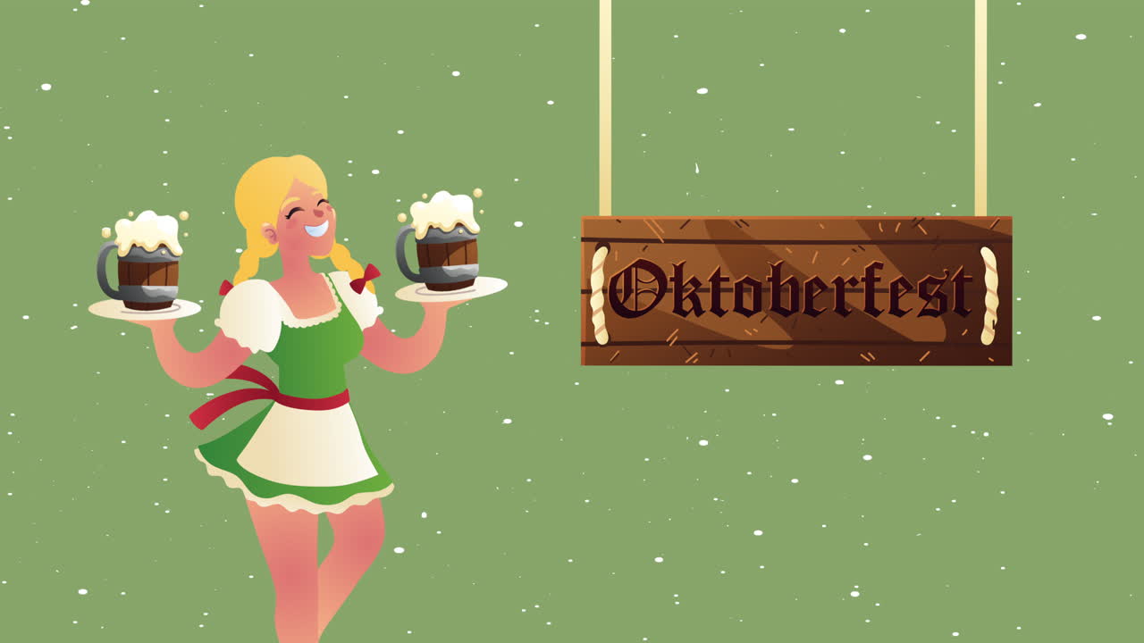오크테르페스트 축제: 독일 여성과 함께 글쓰기