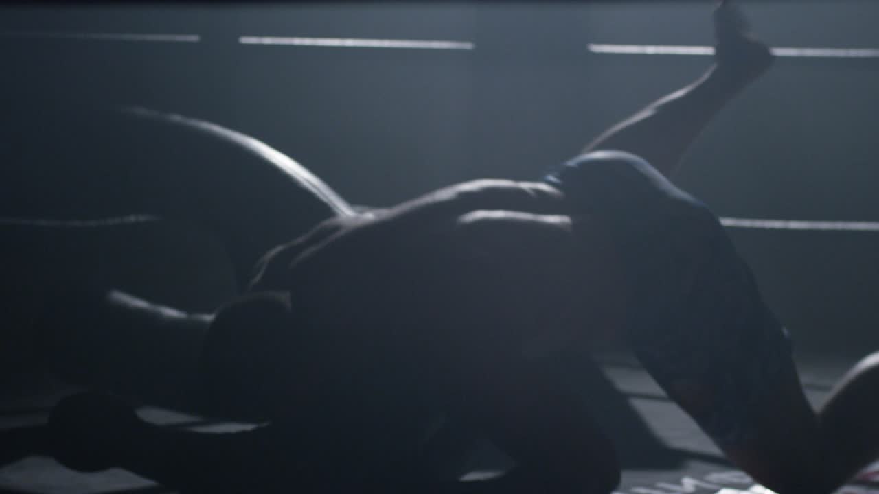 링에서 권투 경기