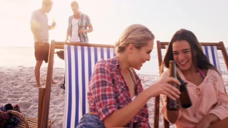 friends enjoying together