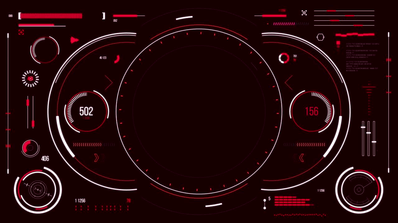 футуристический пользовательский интерфейс с hud и инфографическими элементами.