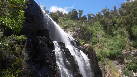 Water-cascading-down-waterfall-in-beautiful-Australian-wilderness