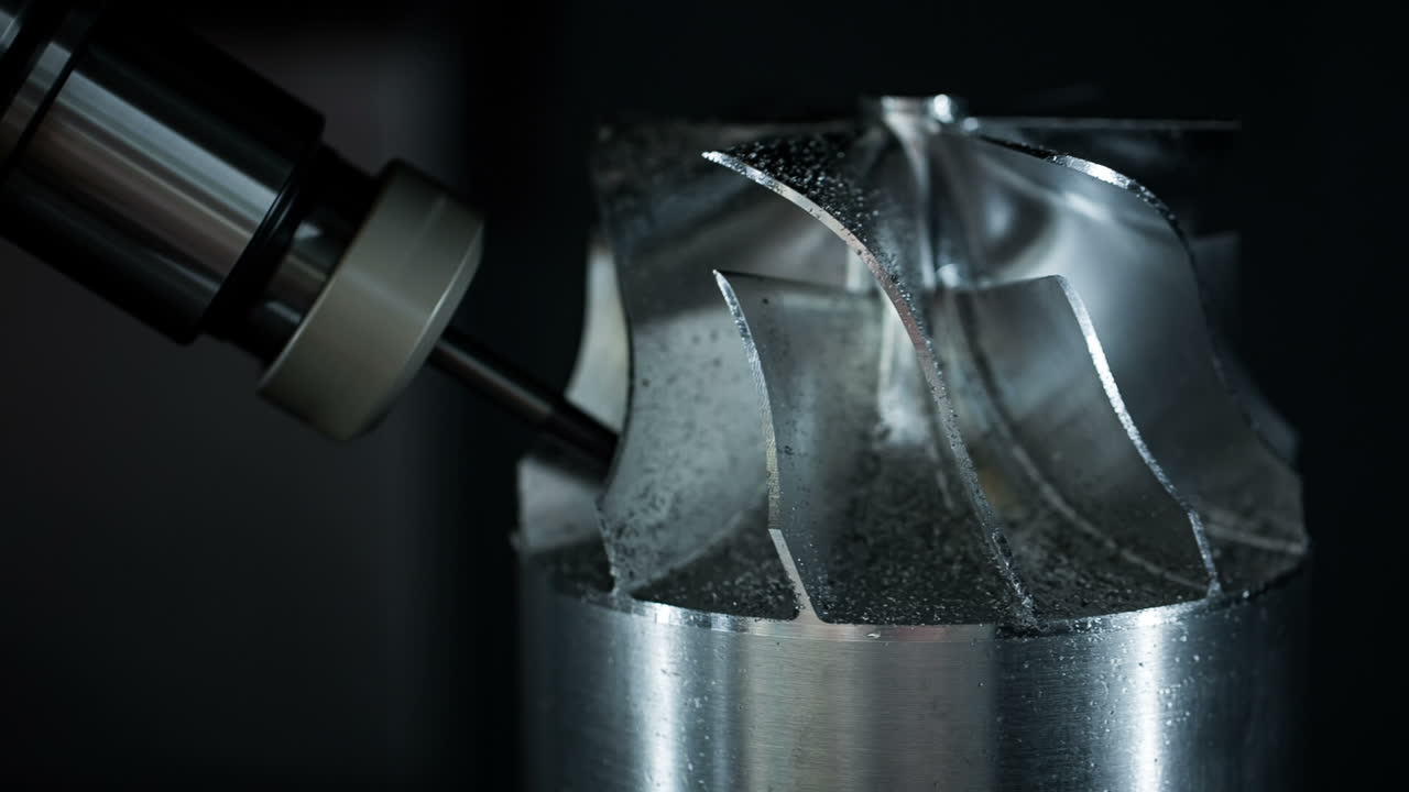 Fresatrice CNC per la lavorazione dei metalli.
