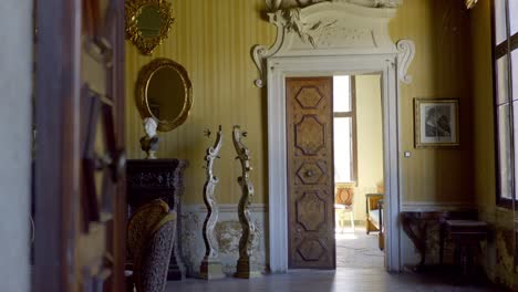 beautiful shot of luxurious vintage interior of historical house