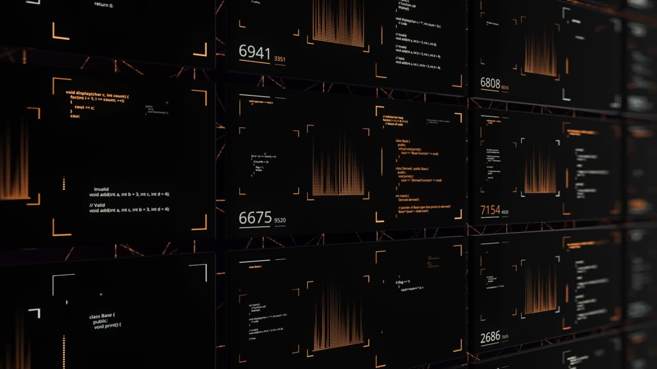aktienmarkt-abstract hintergrund mit finanzdatenanalyse. animation. geschäftsinfografiken für finanzinvestitionsbericht, nahtlose schleife