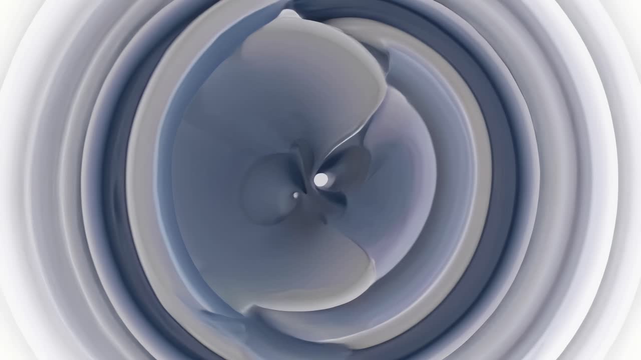 Abstract swirl pattern with shades of gray and white. The swirl creates a hypnotic effect