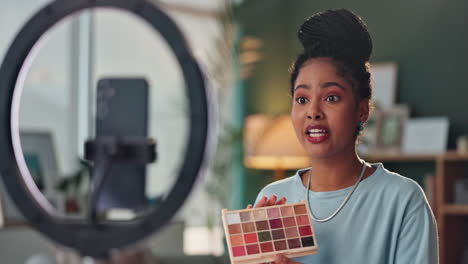 makeup tutorial by a beauty vlogger