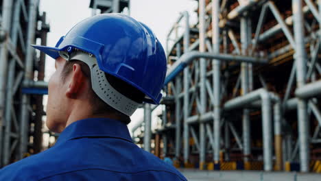 oil refinery worker