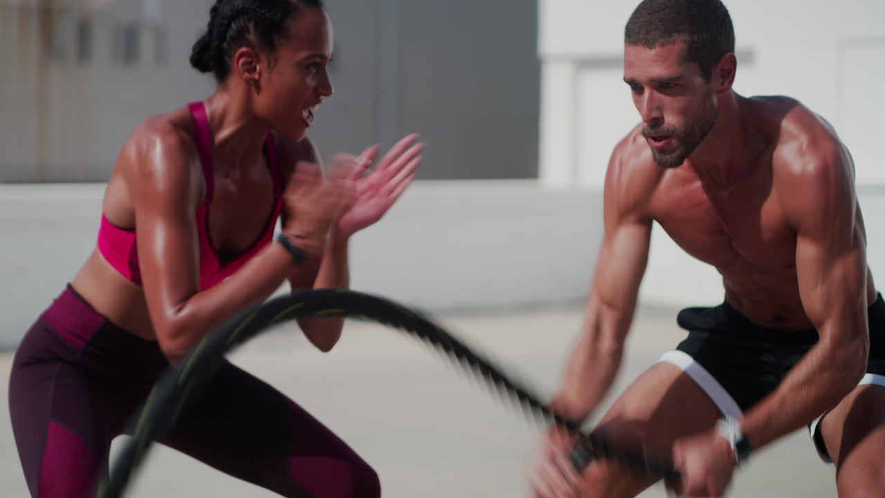 He's going full throttle!