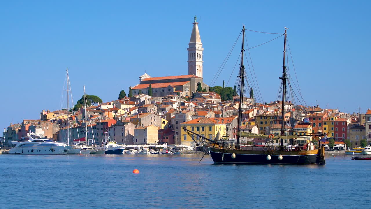 rovinj , croacia - hermoso paisaje urbano