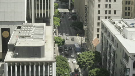 traffic passes down a busy metropolitan street in time lapse 1