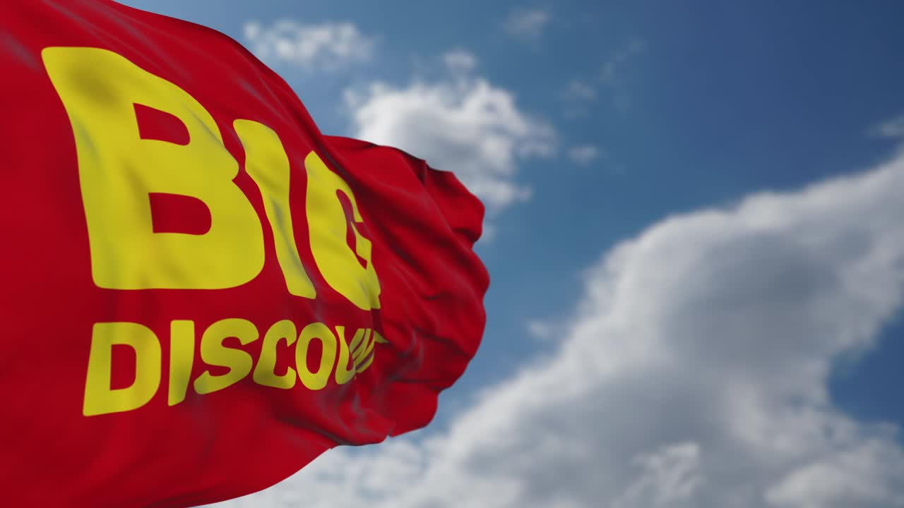 판매 및 할인 메시지 발이 공중에 있습니다.