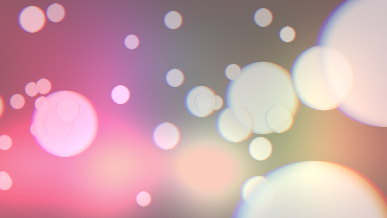 círculos borrosos vibrantes con un fondo llamativo