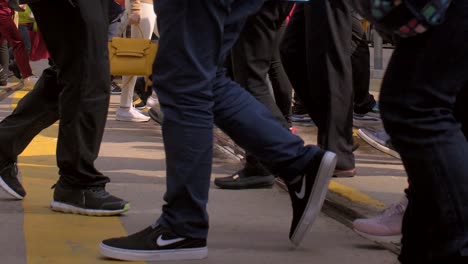 Legs-of-Pedestrians-Crossing-Road