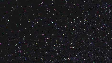 starry night vividly colored constellation illuminates the sky