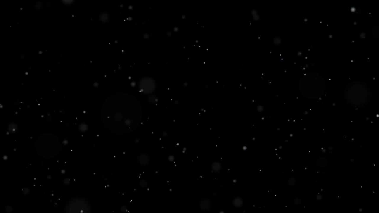 Dust Particles in Black Background. Abstract Background