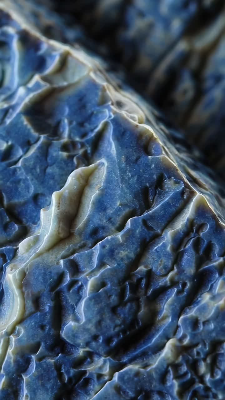 Abstract Blue and White Textured Surface