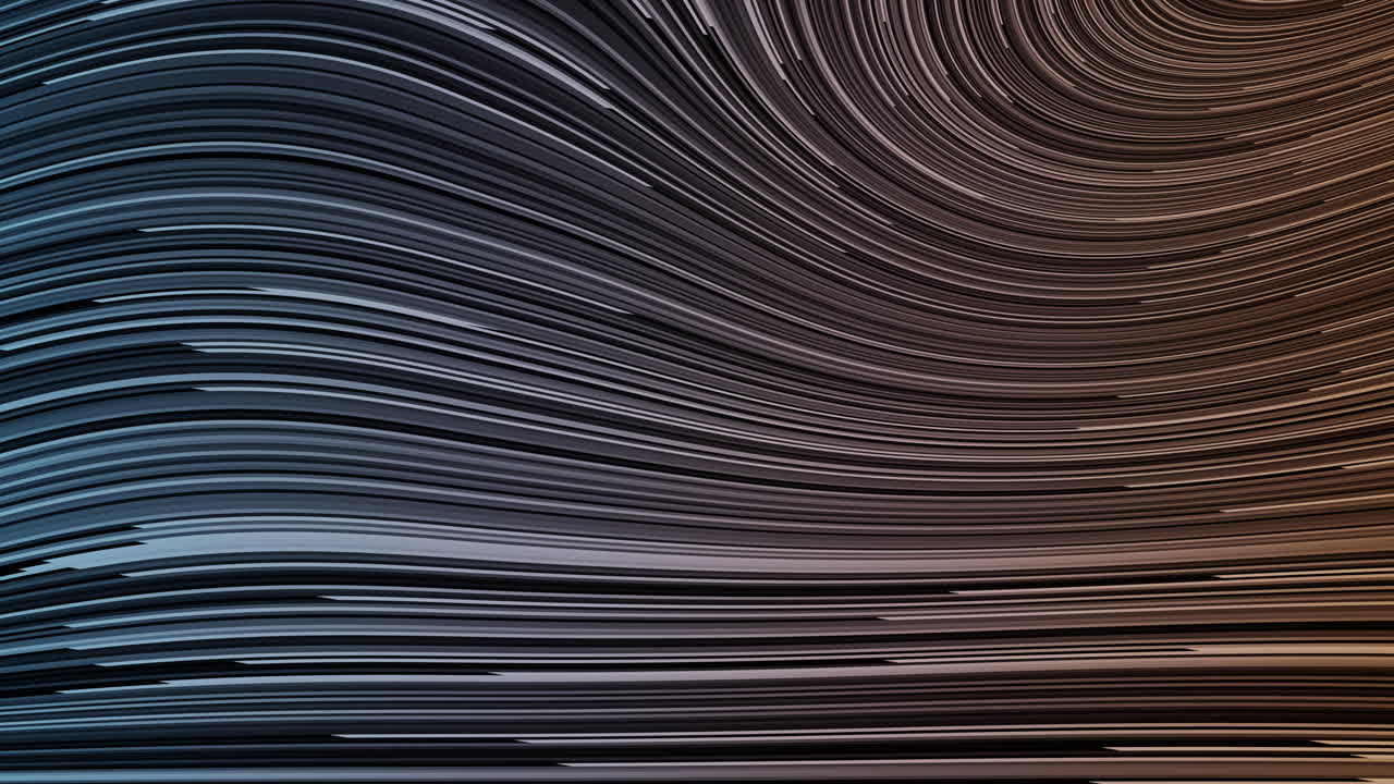 Electric flowing black and white lines in speed effect motion