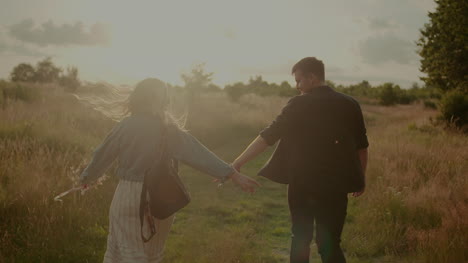 Young-Successful-Hipsters-Walking-And-Smiling-In-Summer-At-Sunset-6