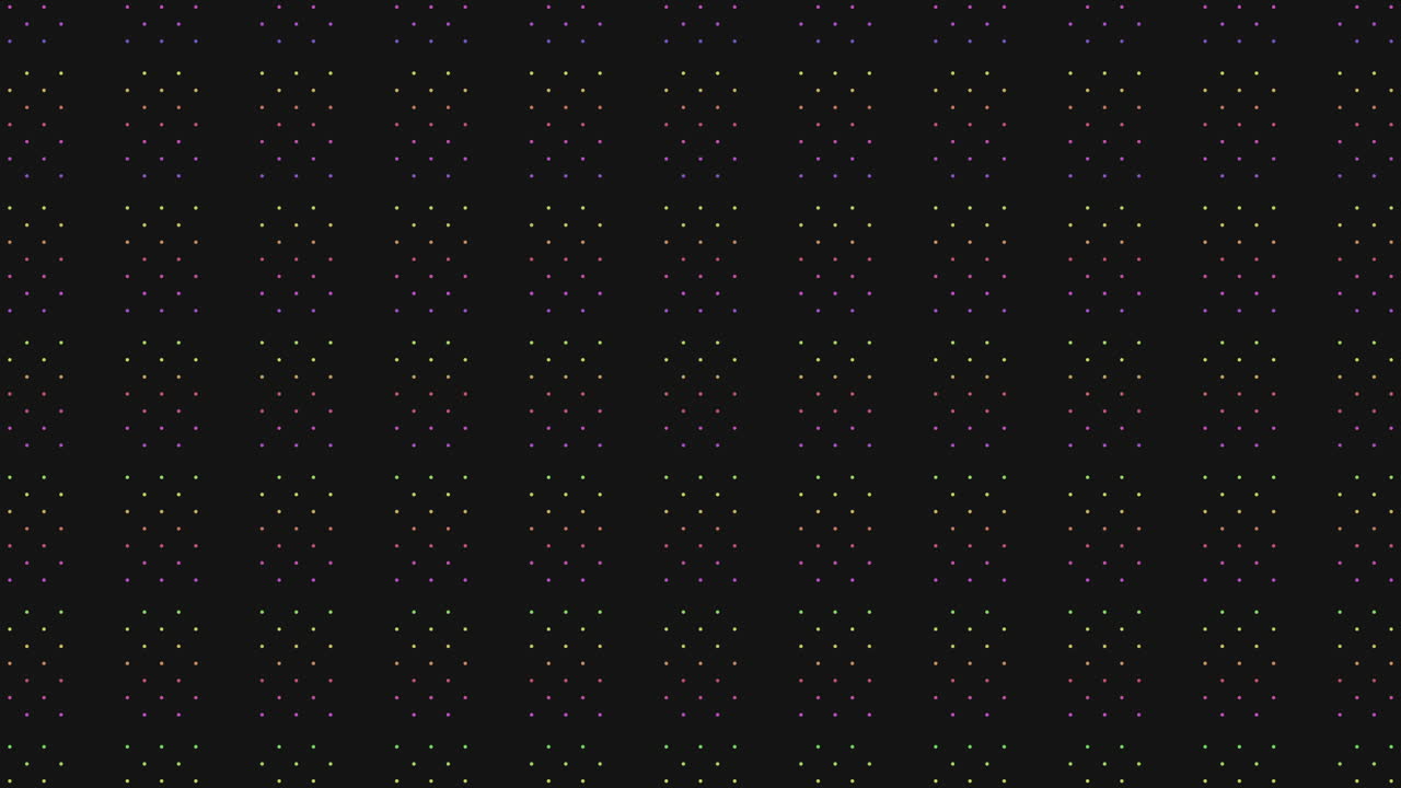 Neon connected dots pattern in dark galaxy