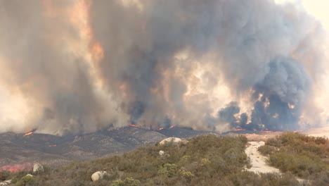 fairview fire polluting atmosphere of hemet california