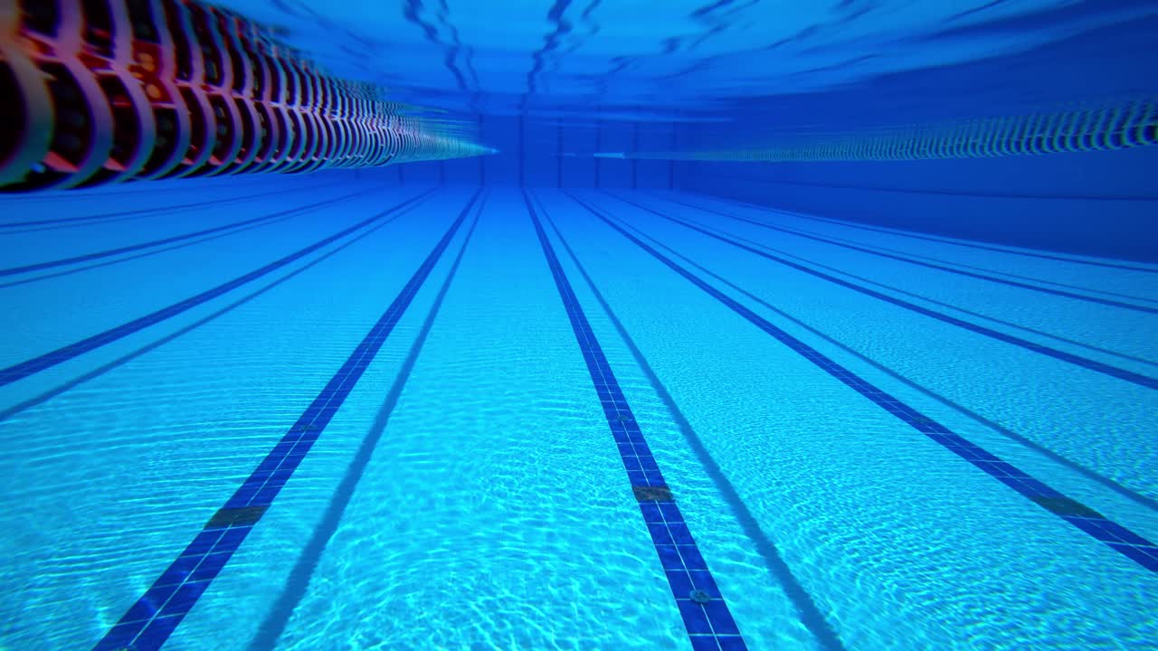 물  ⁇ 에 있는 올림픽 수영장.