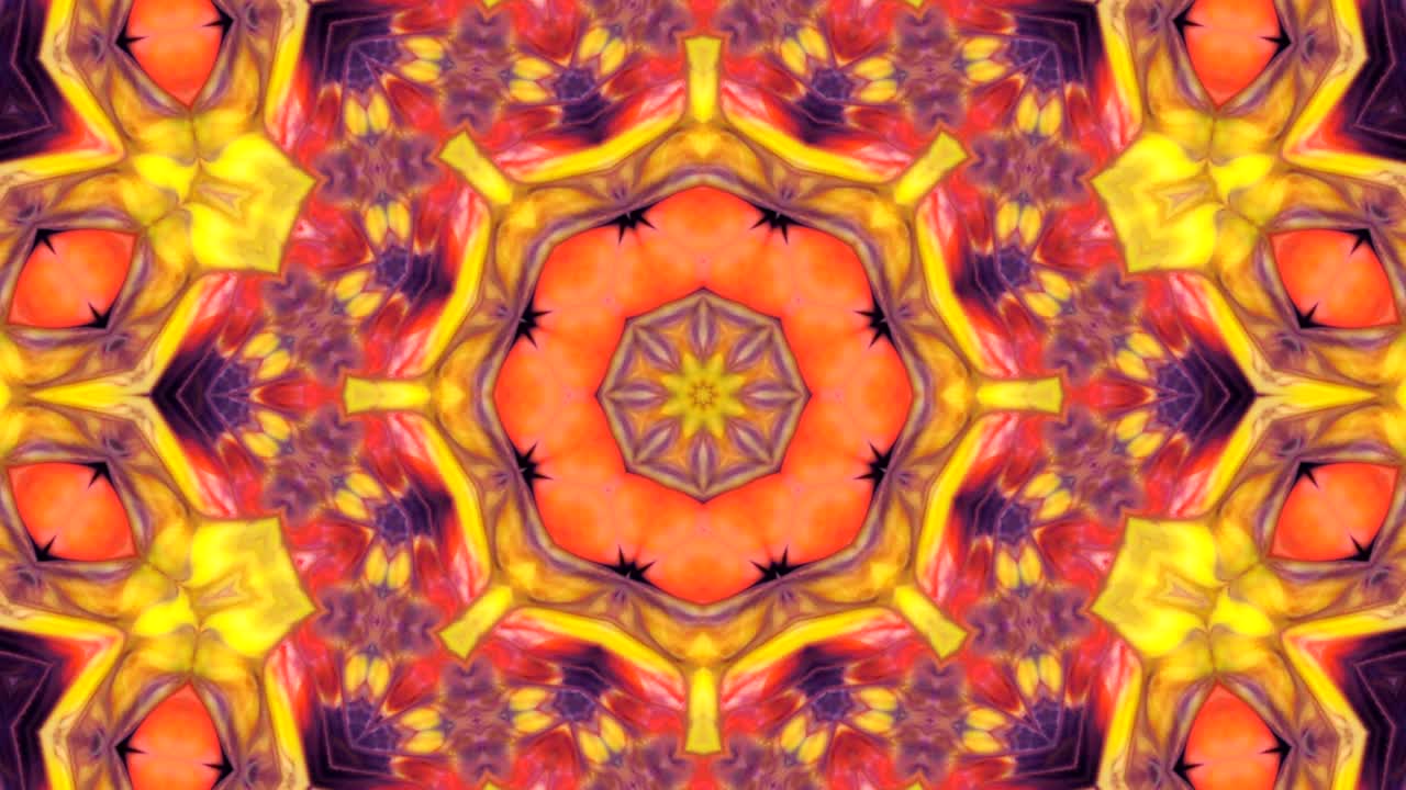 movimiento de fondo de kaleidoscopio abstractamente colorido