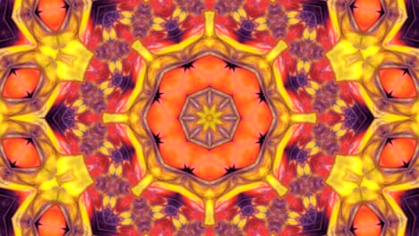 movimiento de fondo de kaleidoscopio abstractamente colorido