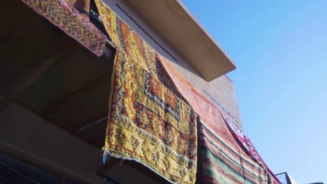 moroccan rugs on display