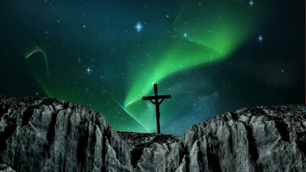 크리스천 크로스 오버 유니버스의 실루 ⁇  애니메이션