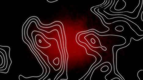 animación de la red de conexiones sobre un fondo oscuro