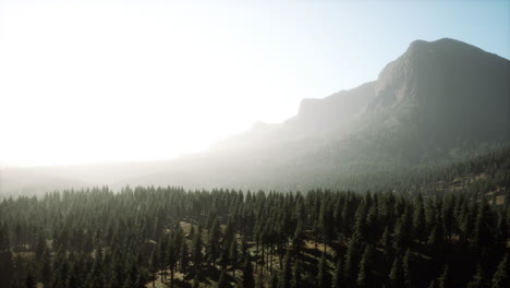 Atemberaubende-Aussicht-Auf-Die-Berge-Im-Norden-Kanadas-Im-Sommer