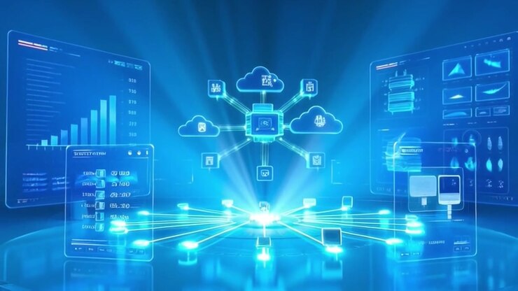Digital Cloud Computing Network Visualization with Data Analytics