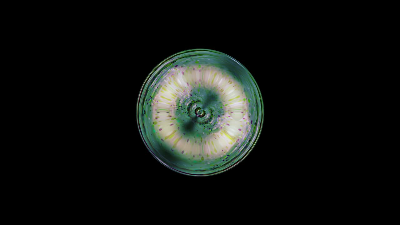 tecnología abstracta ojo verde aislado transparente en el canal alfa. ciencia abstracta robot tecnología verde efecto ojo verde