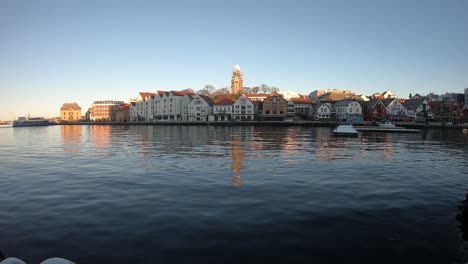 Stavanger-port-in-the-evening