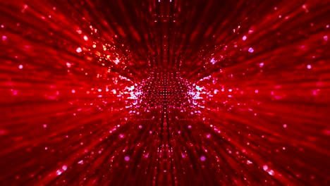 túnel abstracto rojo