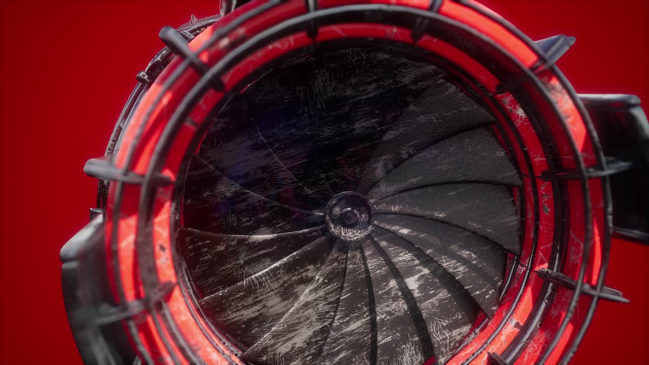 제트 엔진 터빈 부품