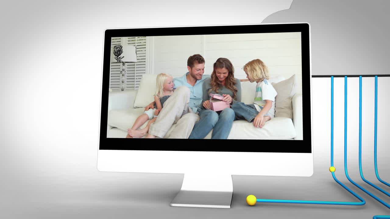 videos de una familia en casa