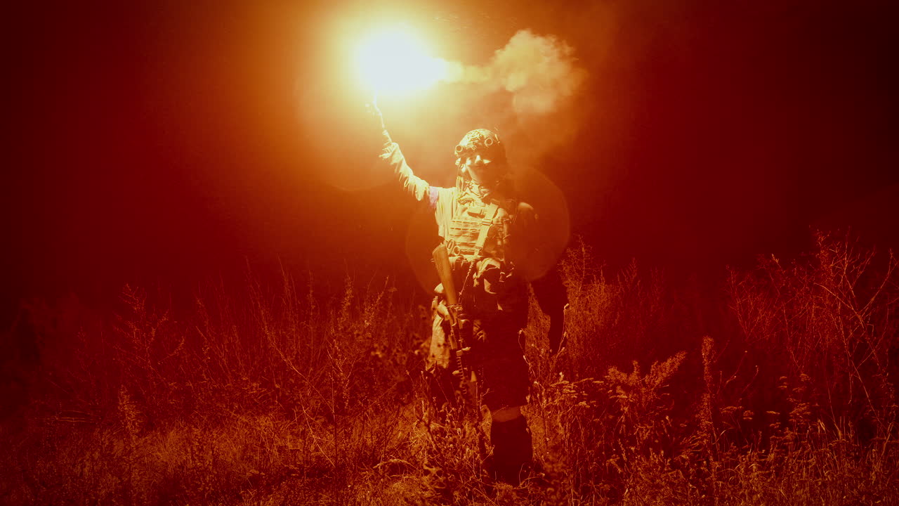 Military Operation at Night