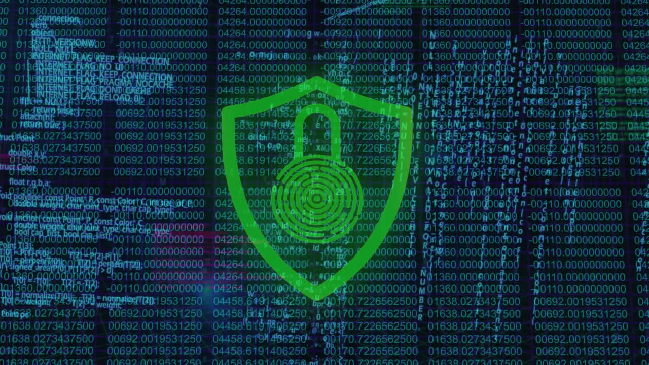 icono de candado de seguridad contra el procesamiento de datos