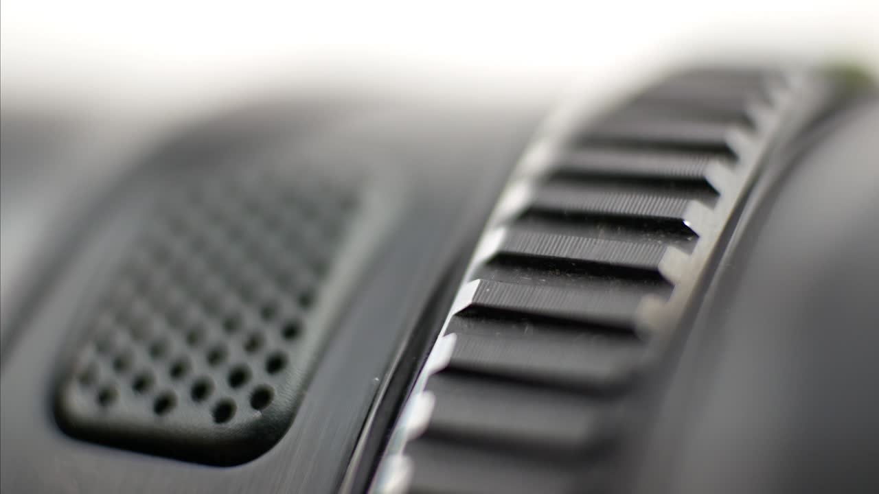 rueda para el enfoque de la cámara fotográfica