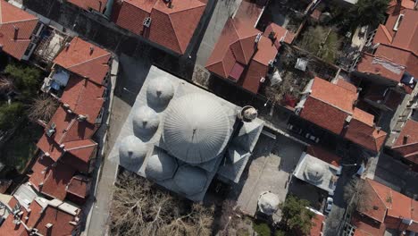 aerial view mosque