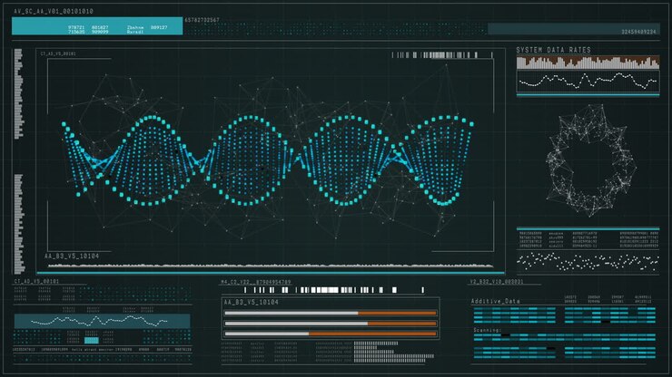 Digitally generated dna structure