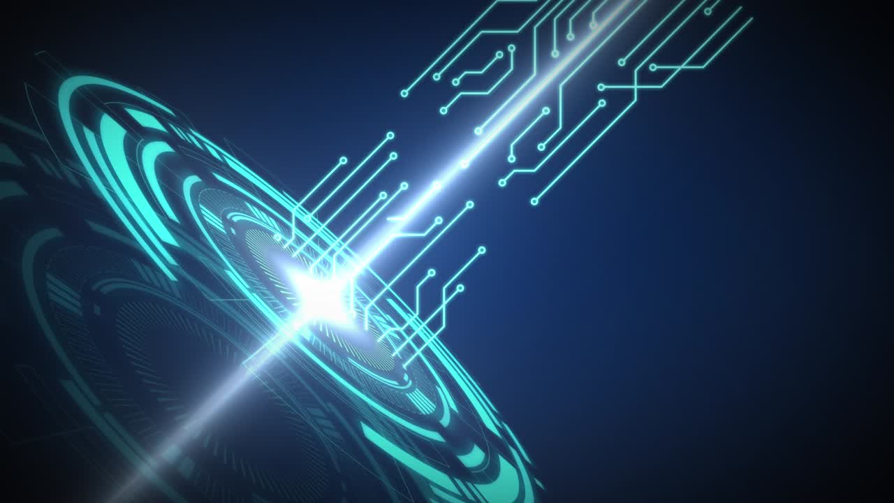 기술 배경, 추상적인 sf 배경