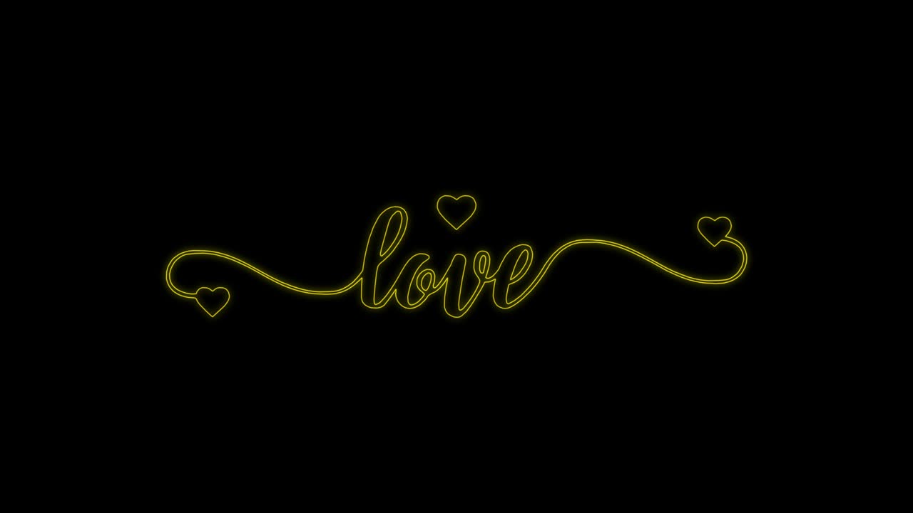 animación sin fisuras de corazón y palabras en diferentes idiomas. diseños románticos para el día de san valentín, el día de la madre y las fiestas. para tarjetas de felicitación, pancartas, carteles. video en primer plano en 4k.