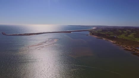 the lagoon of albufeira and alvor, portugal