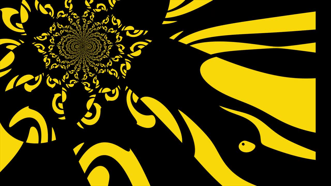 animación en espiral de líneas