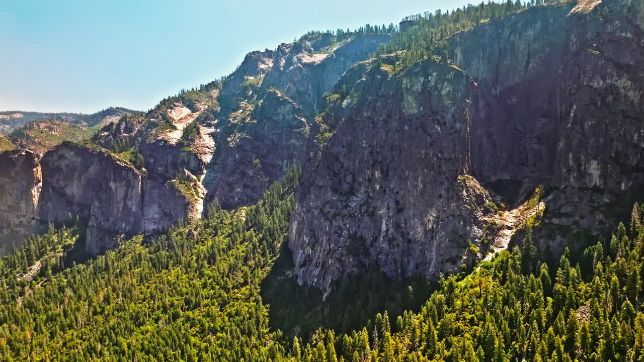 Unique granite monolith located in Yosemite National Park