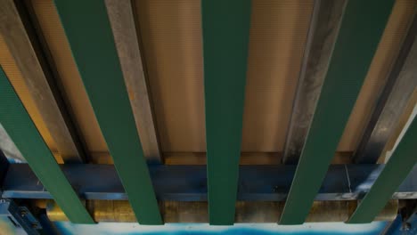 conveyor belt system underside