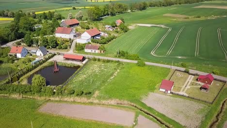 countryside aerial shot