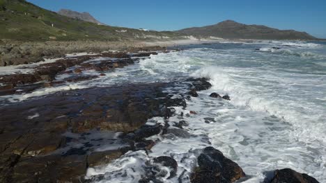 the coastline on the atlantic side of the cape province, western cape